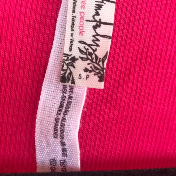 Free People Ribbed Flutter Sleeve Bodysuit - Picture 6 of 9